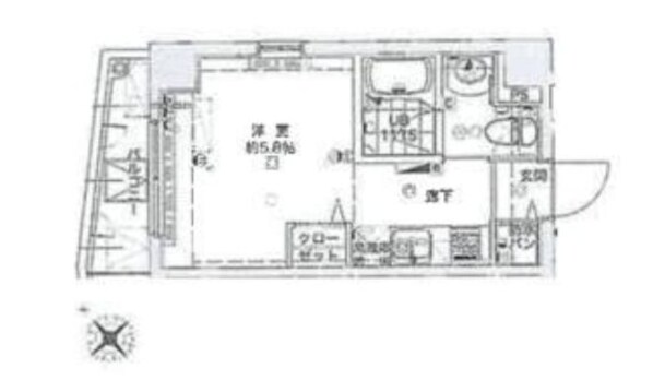 プレステージ東長崎の物件間取画像